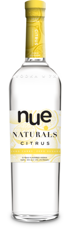 Bottle of nue naturals citrus